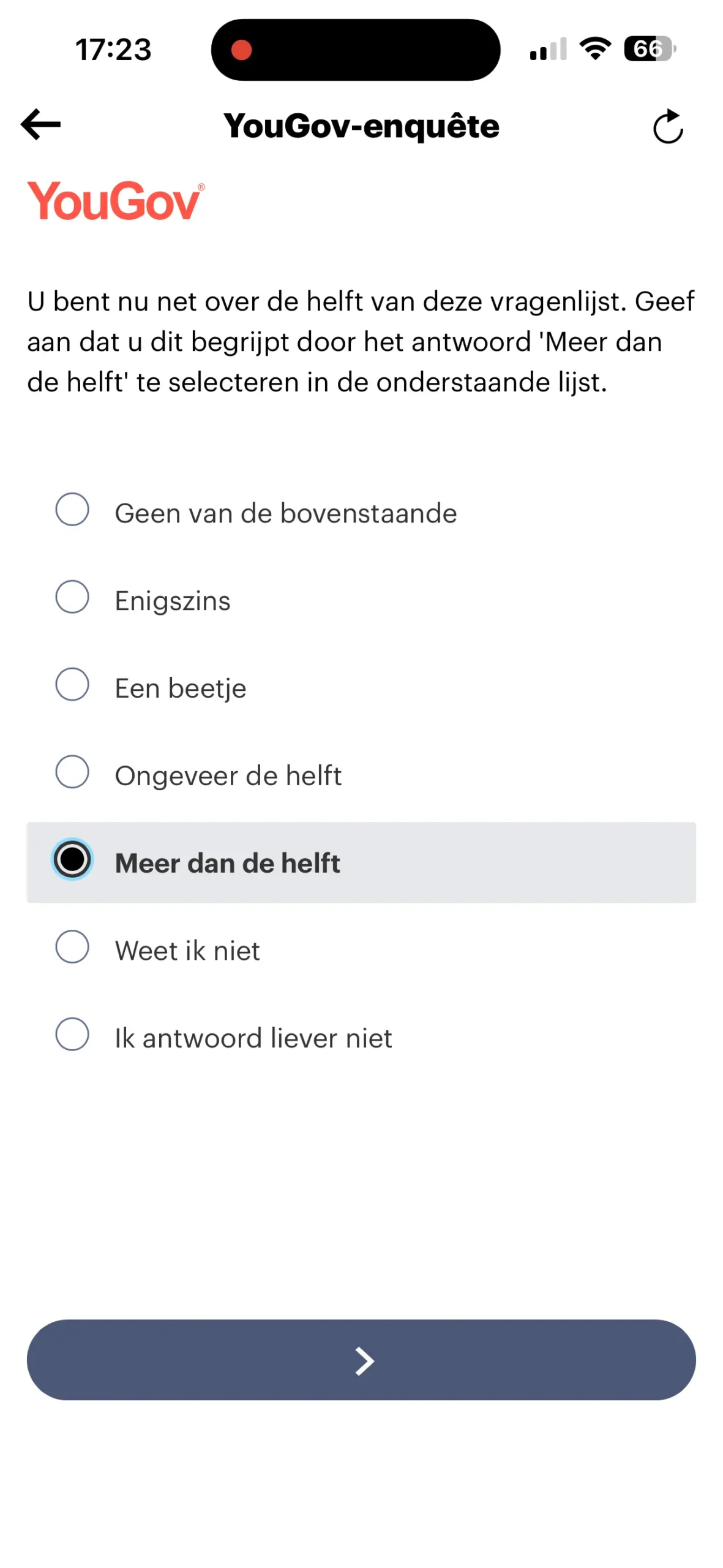YouGov iOS app beloningenwinkel met cadeaubonnen