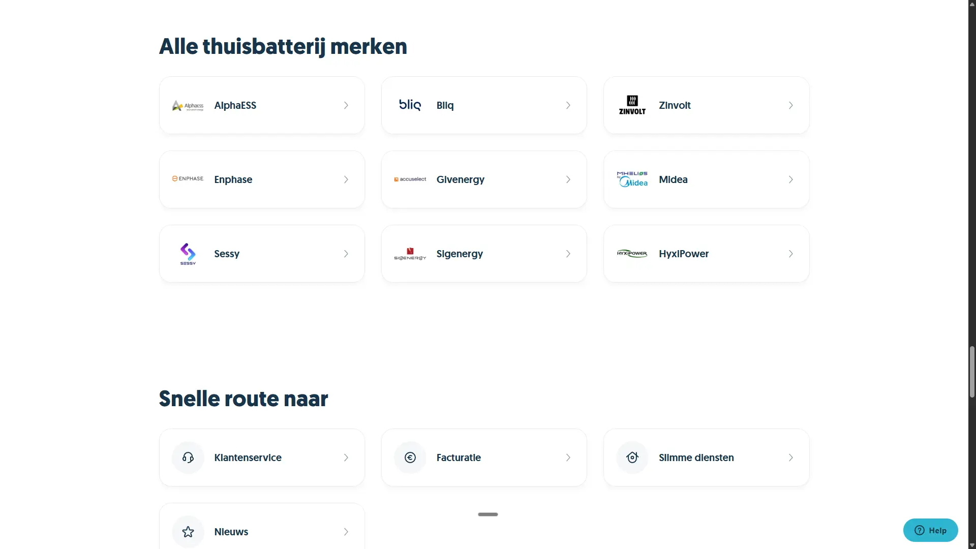 Overzicht compatibele thuisbatterijmerken voor Slim Handelen bij Frank Energie april 2026